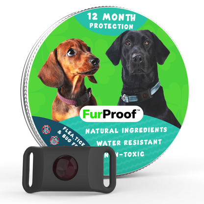 FurProof™ — 12 Months of Chemical-Free Flea and Tick Protection