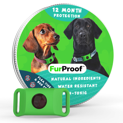 FurProof™ — 12 Months of Chemical-Free Flea and Tick Protection